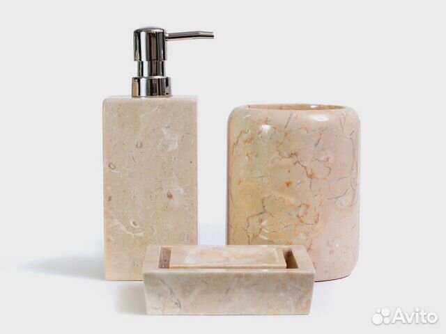 Набор для ванной комнаты из мрамора