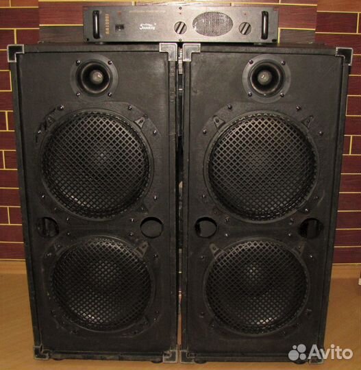 Колонки XLine 1500W A-212 2шт Pro Stereo Усилитель