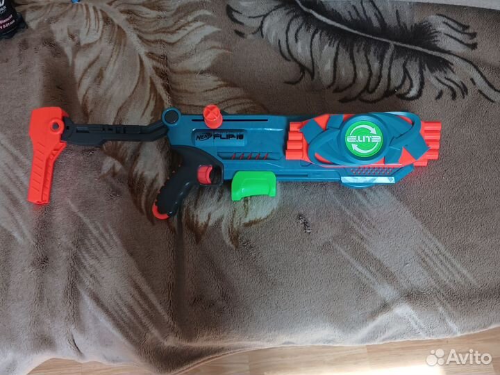 Бластер nerf flip 16