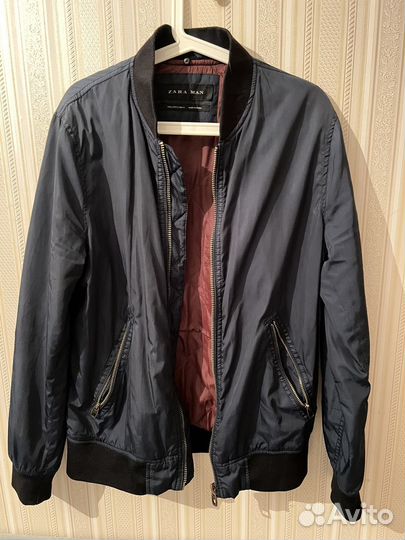 Бомбер мужской zara