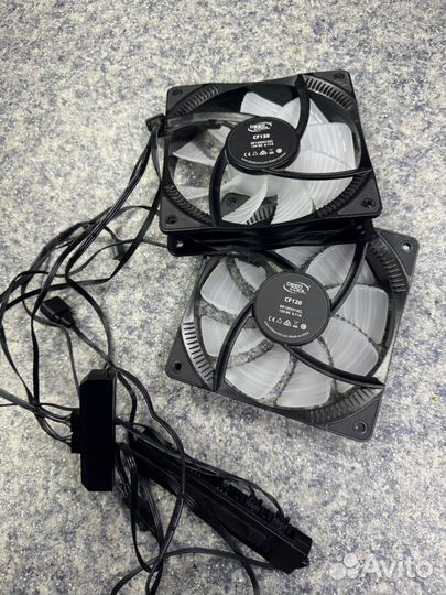 Комплект кулеров x2 Deepcool CF120 argb PWM