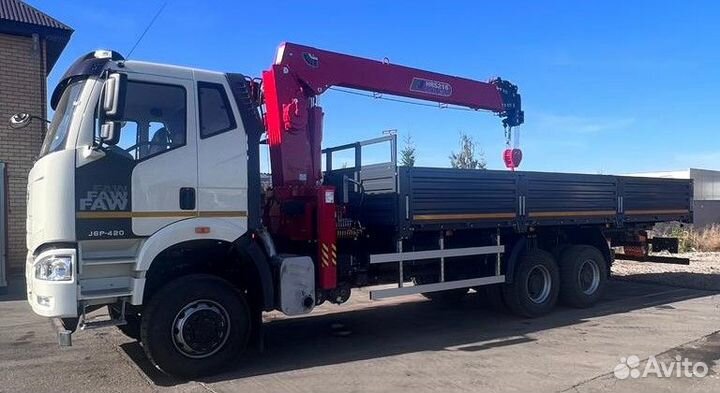 FAW J6 3250 с КМУ, 2023