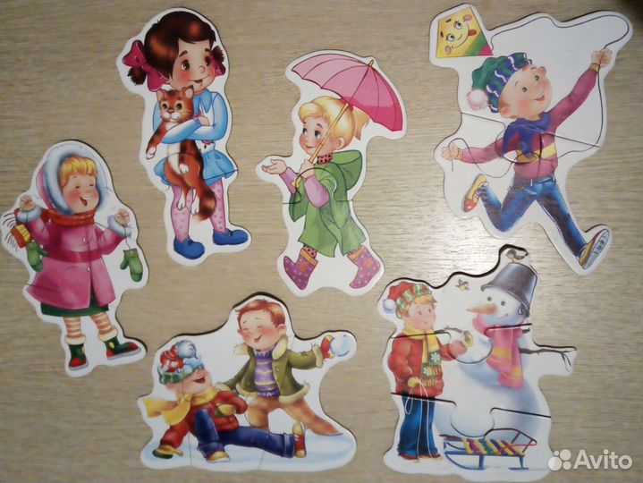 Развивающие игры (пазлы) для малышей