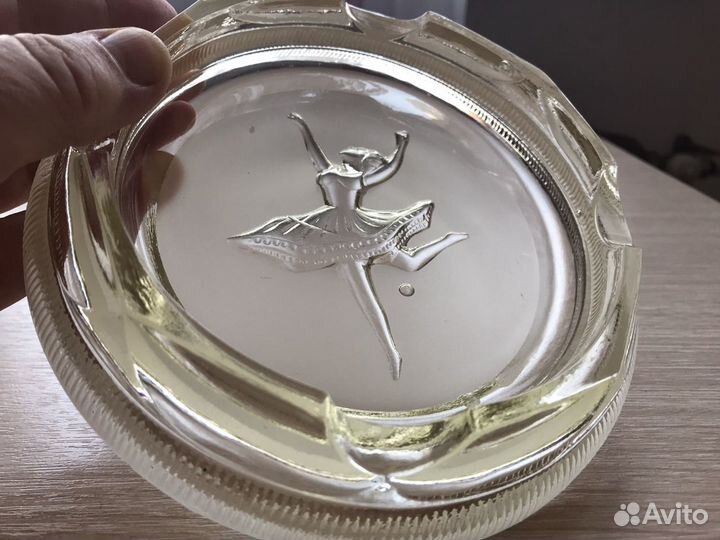 Хрустальная пепельница-Балерина