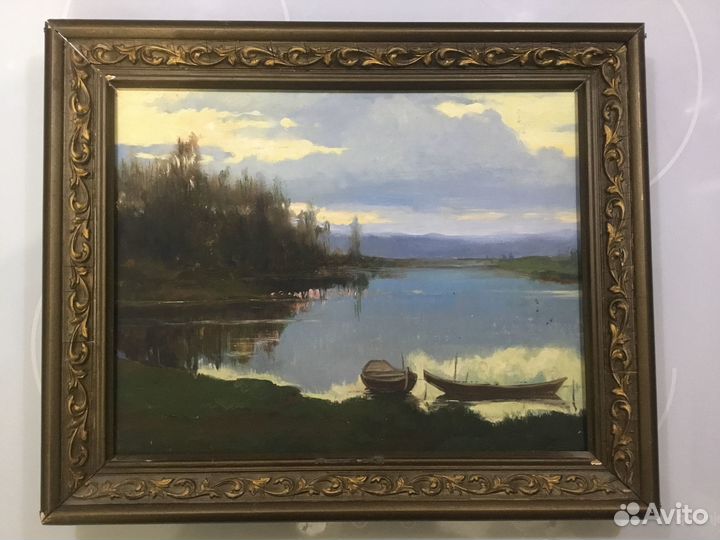 Картина «Лодки» копия, Качалов А.А