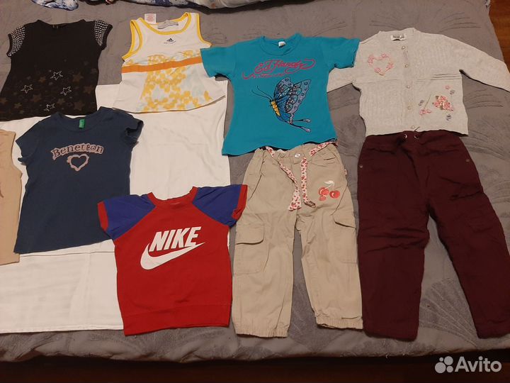 Детские вещи пакетом на девочку 98 104