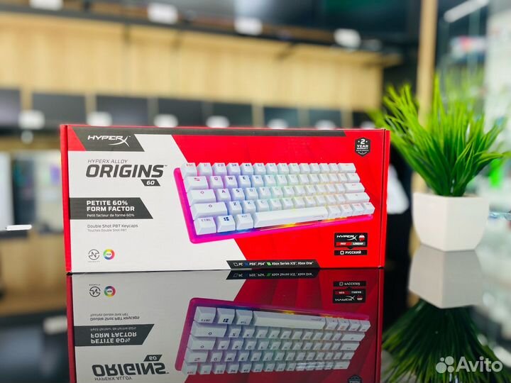 Клавиатура Hyper X Alloy Origins Core RGB 60 Белая