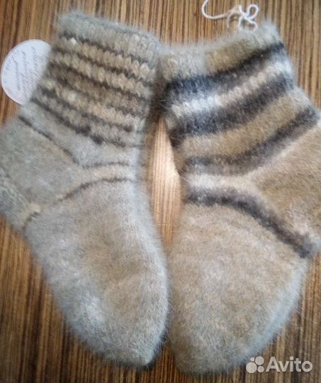 Носочки из собачьей шерсти