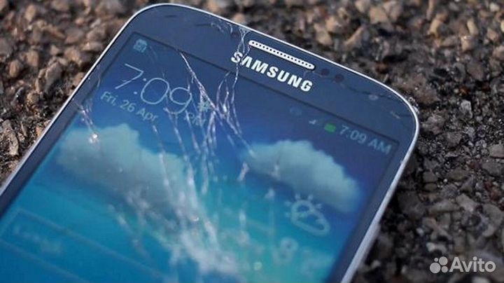 Замена стекла на samsung + бронестекло в подарок