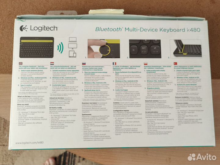 Клавиатура logitech k480