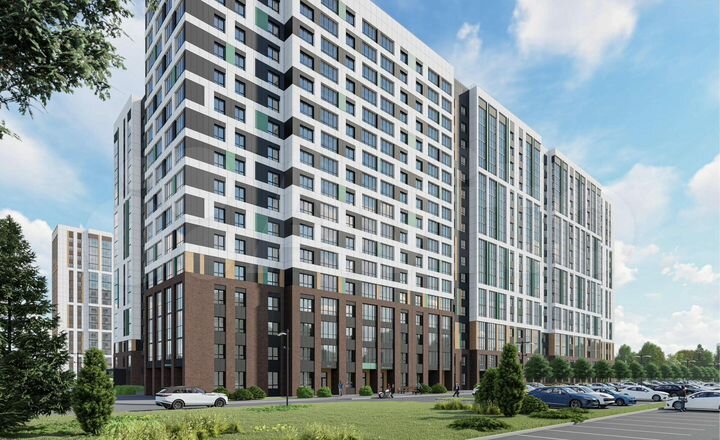 Квартира-студия, 40,9 м², 3/17 эт.
