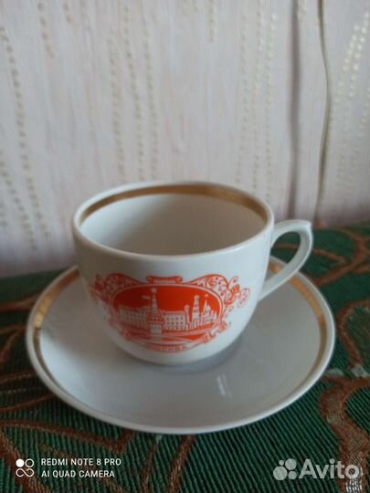 Чайные пары вербилки СССР «Москва» агитация