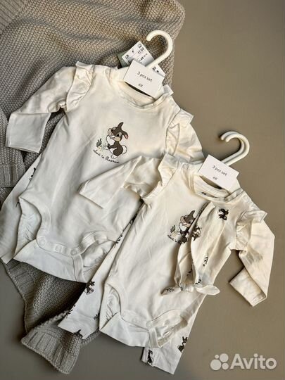 Комплект h&m на девочку новый 56, 62