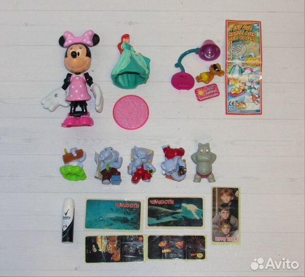 Игрушки из киндер сюрпризов (десертов)