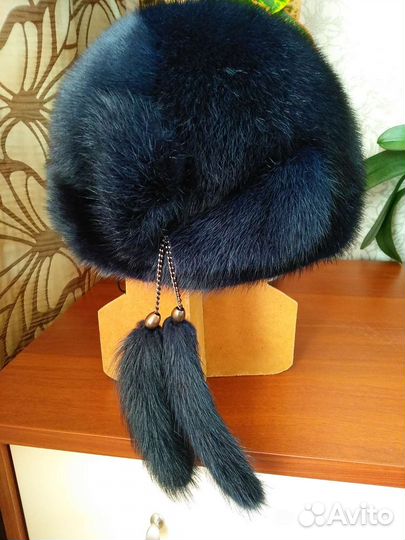 Шапка норковая женская бу