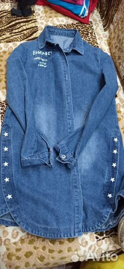 Джинсовая рубашка