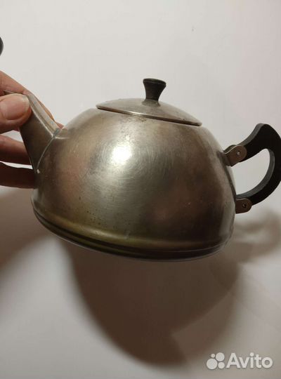 Заварочный чайник 0,75л,мельхиоровый,ссср