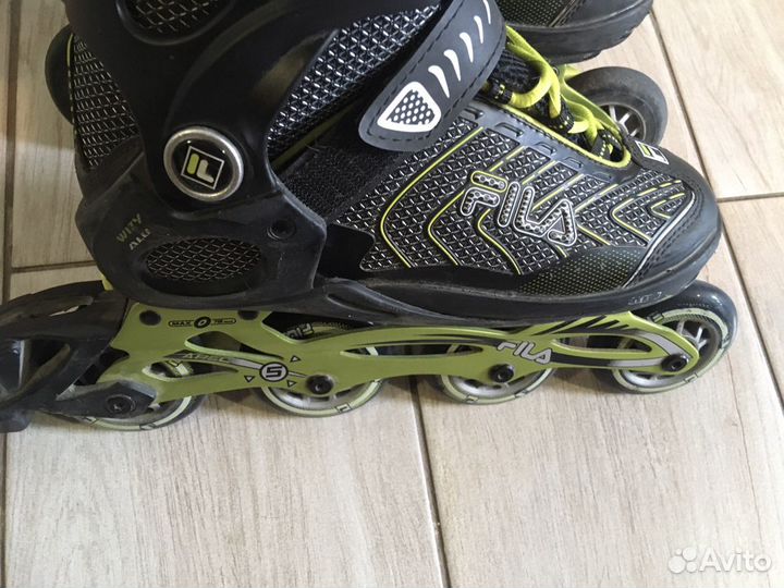Ролики Fila Wizy Alu Lime