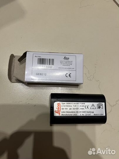 Аккумуляторная батарея Leica GEB212