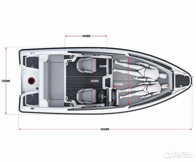 Обновлённый Катер Victory 570 Cruiser + Parsun 115