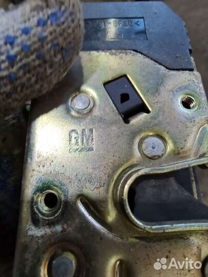 Замок двери передний левый opel vectra b