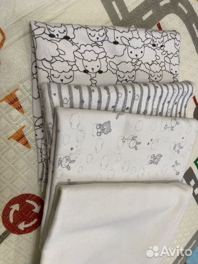 Пеленки детские пакетом бу