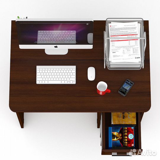 Стол письменный С-мд-1-05 орех