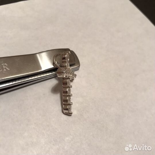 Подвеска-крестик из серебра 925 пробы