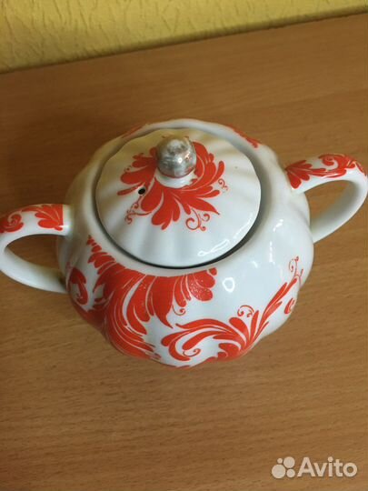 Сахарница фарфор СССР лфз