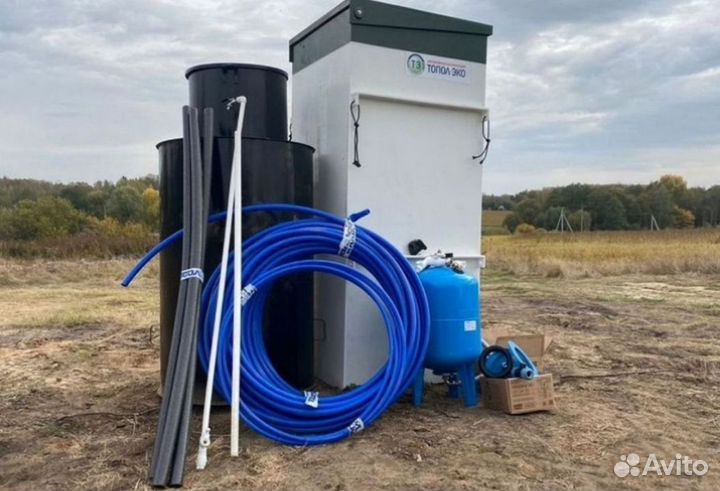 Био Септик от 3 человек под ключ Рассрочка SE-26488