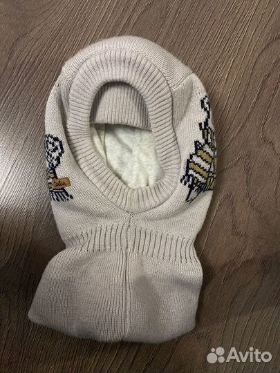 Шапка шлем для мальчика 52 54