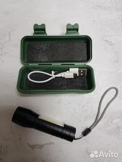 Фонарик аккумуляторный
