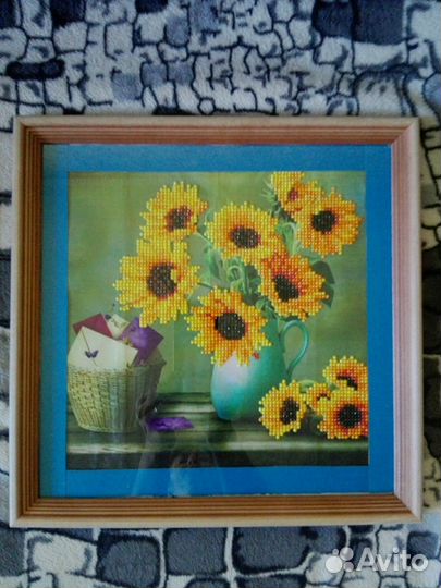 Алмазная вышивка цветы