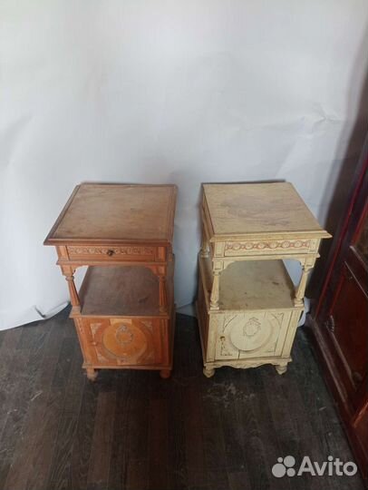 Антикварные парные тумбочки. Россия конец 19 века