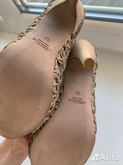 Туфли для выпускного новые Uterque 38