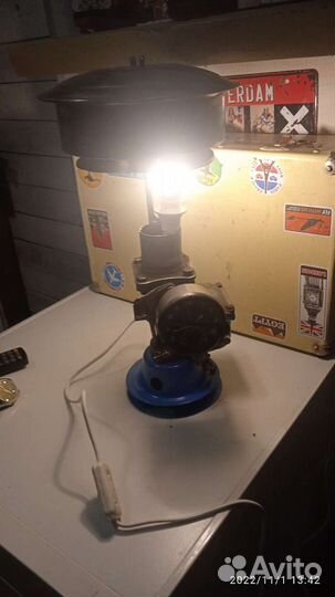 Светильник+часы