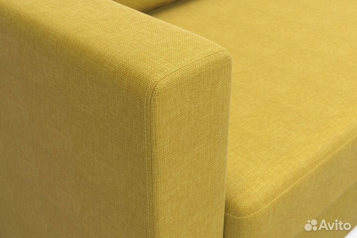 Диван угловой желтый