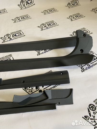 Облицовка порогов внутрення на приору комплект