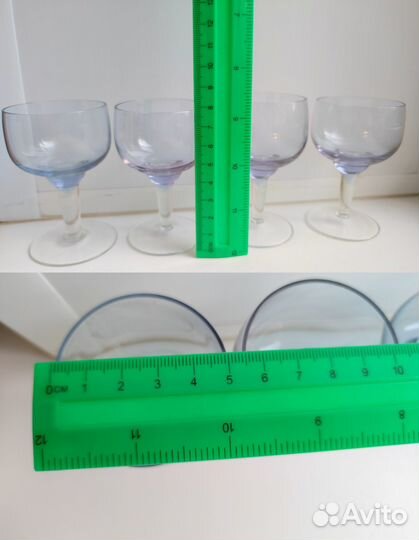 Рюмки, бокалы, стаканы стеклянные СССР