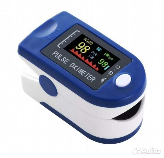 Тонометр на палец, пульсоксиметр новый