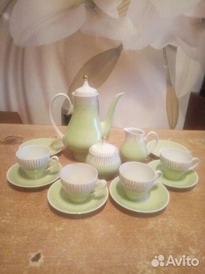 Кофейный сервиз кахла 60-х годов