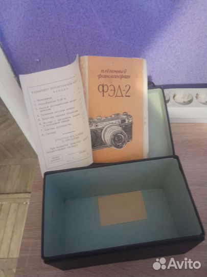Пленочный фотоаппарат фэд-2