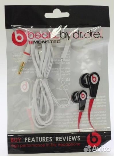 Наушники Beats by dr. dre tour monster (в блистере