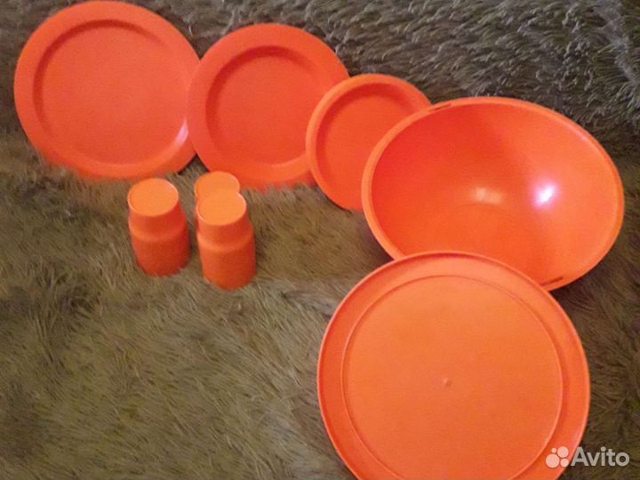 Набор посуды для пикника СССР