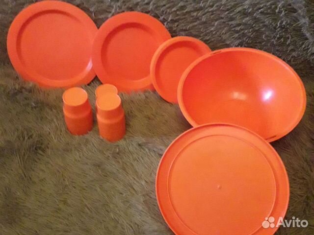 Набор посуды для пикника СССР