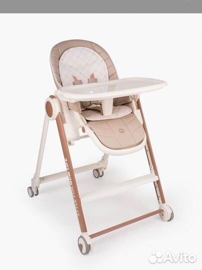 Стульчик для кормления happy baby berny v2 beige