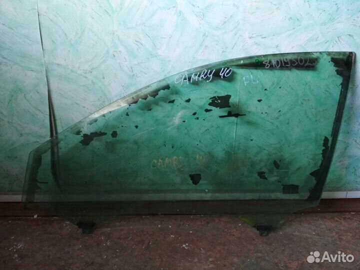 Стекло двери переднее левое camry 40 камри 40