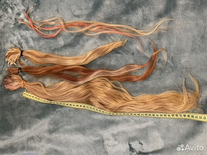 Парик для волос, срез натуральных волос, косички