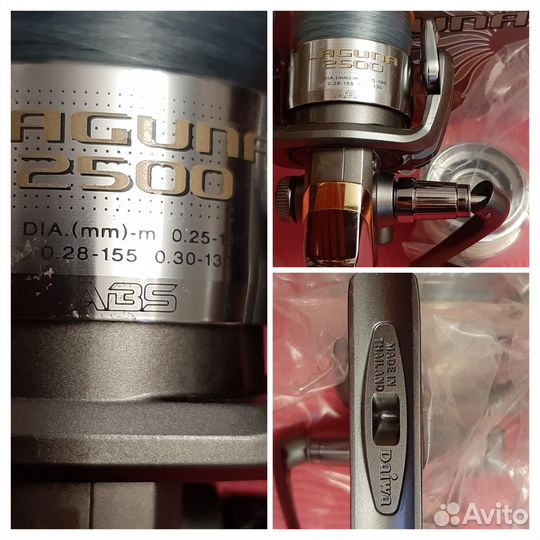 Катушка Daiwa Laguna LA2500, LA3500,Regal 1000-4i