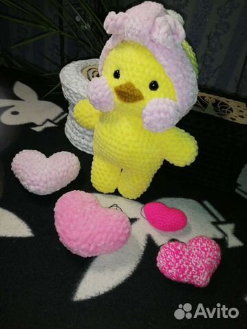 Уточка лалафанфан, плюшевая